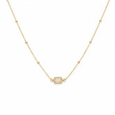 Delicate Solitaire Necklace