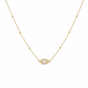 Delicate Solitaire Necklace