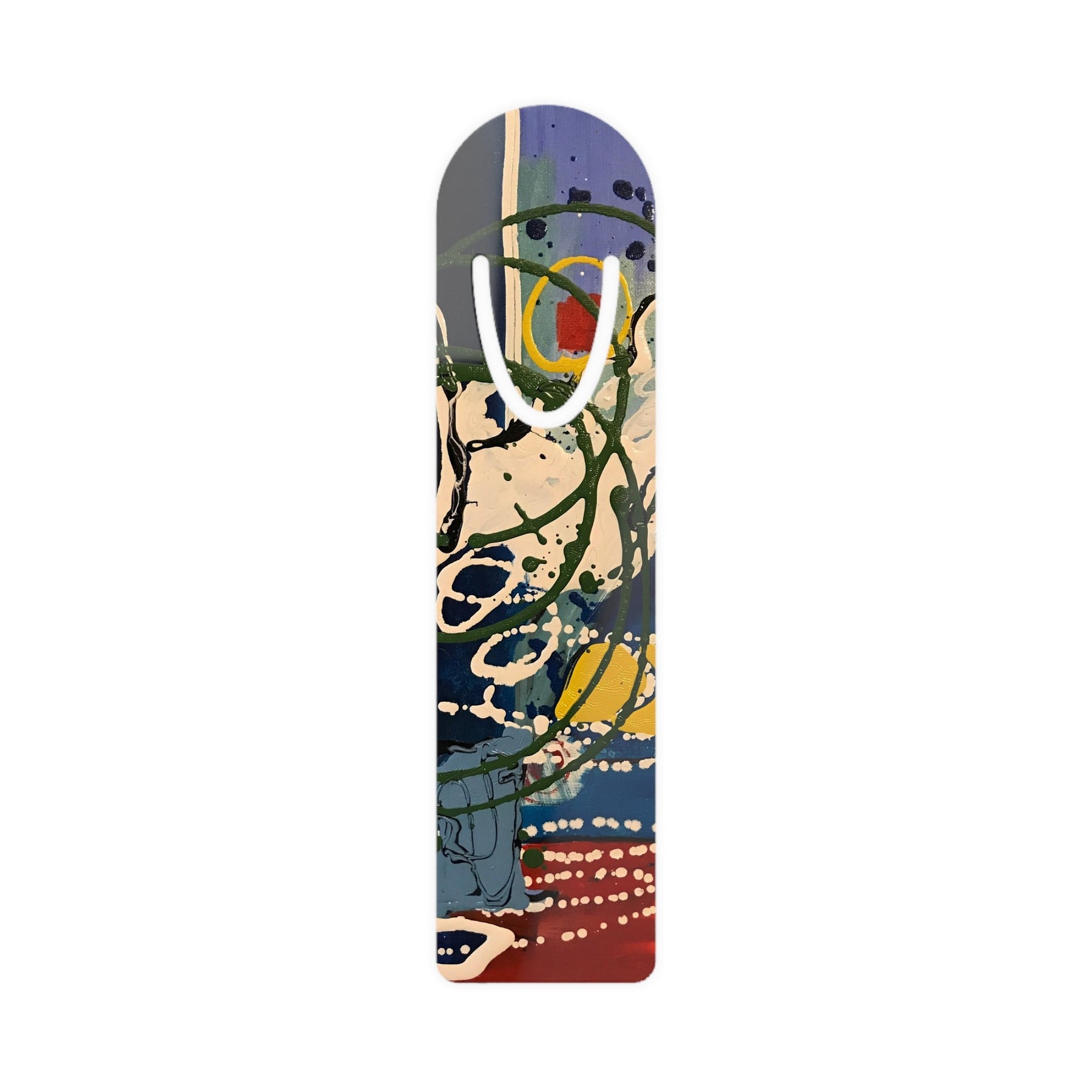 Artistic Bookmark, Colorful Bookmarker, Reader Gift, Unique Page Holder, Literary Accessory, Book Lovers Gift