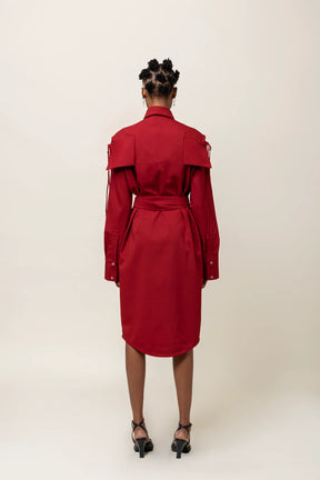 Belted Shirt Dress