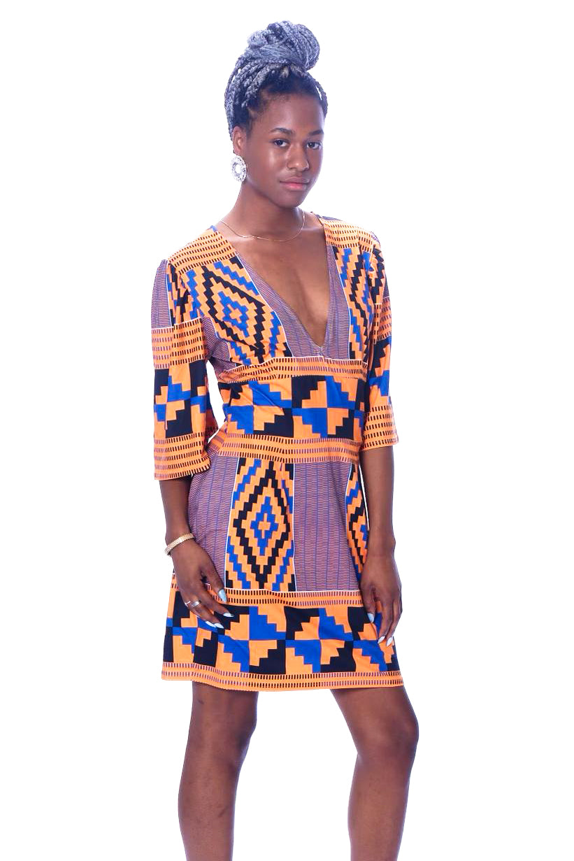 Kente Short Dress
