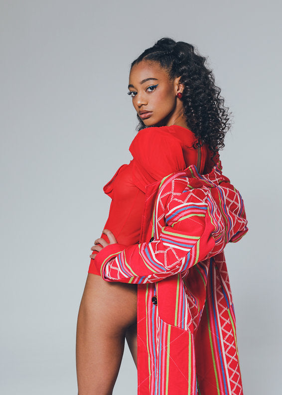 CAMPBELL, Stretch Mesh Bodysuit