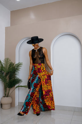 Akakpo Patchwork Pants Skirt