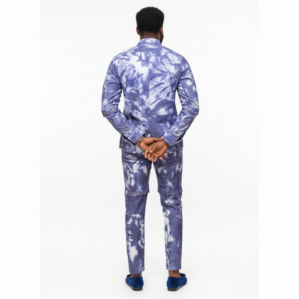 Luxe Unisex Indigo Transformer Set