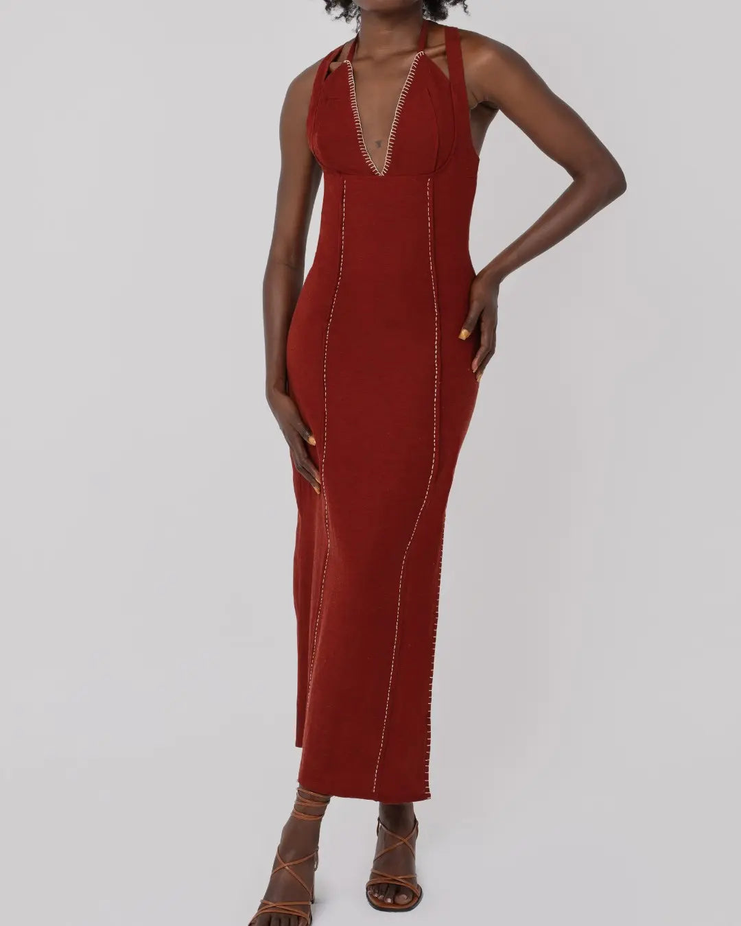 Kavya Halter Midi Dress