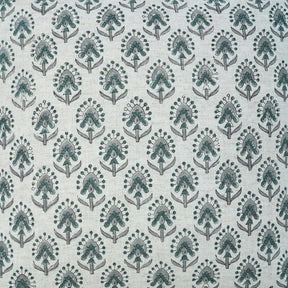 Handcrafted Hand Block Print Design Viscose Linen Pillow Cover- Gurukul