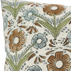 Beautiful Hand-Block Printed Viscose Linen Cushion Cover - Vanshika