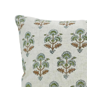 Unique Hand Made Block Print Viscose Linen Pillow Cover- Traffic Light