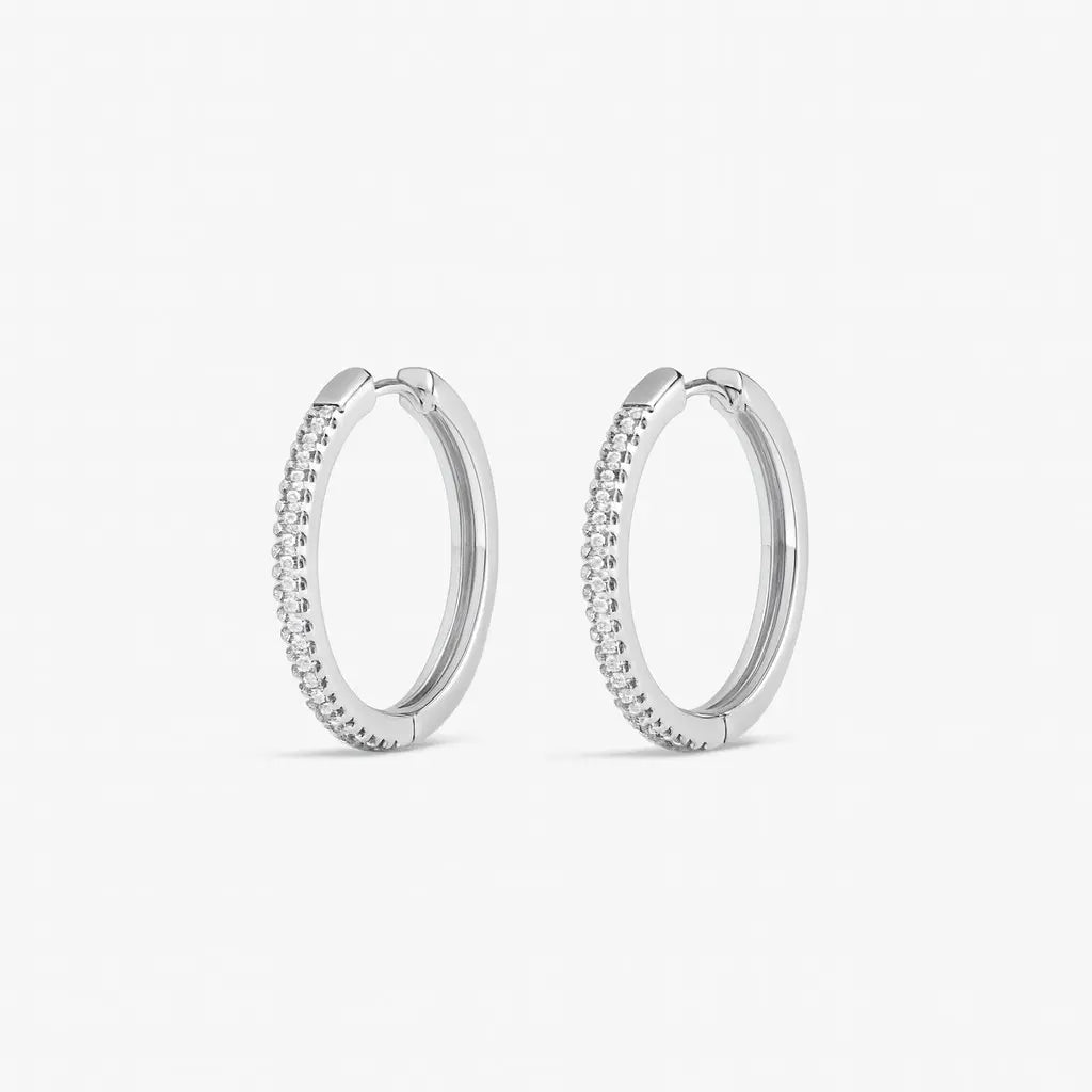 The Luminelle Pavé Hoops