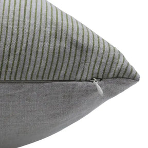 Bold And Beautiful Handmade Block Print Pure Linen Pillow Cover - Lehar
