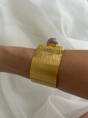 Amethyst Aura Cuff