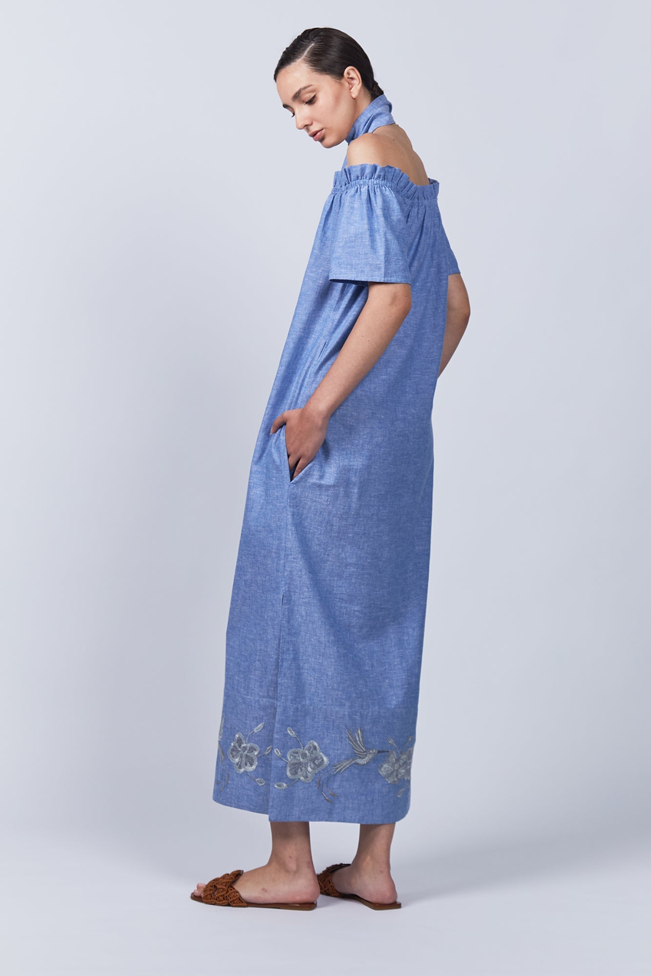 Logan Dress | Sky Blue