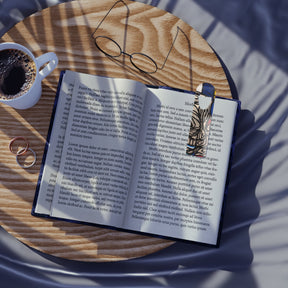 Artistic Metal Bookmark for Book Lovers, Unique Gift, Reading Accessory, Modern Bookmarker, Literary Essential, Personalized Bookmark