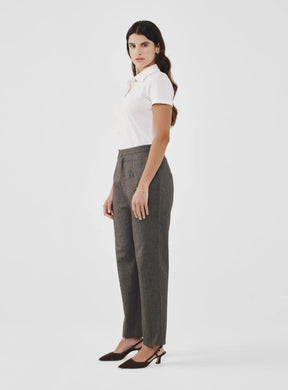 Cotton Cropped Pants