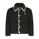Stud and pearls embellished Jacket
