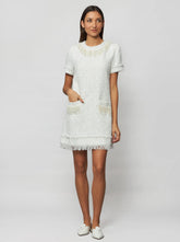 Tia Tweed Bouclé Sheath Mini Dress