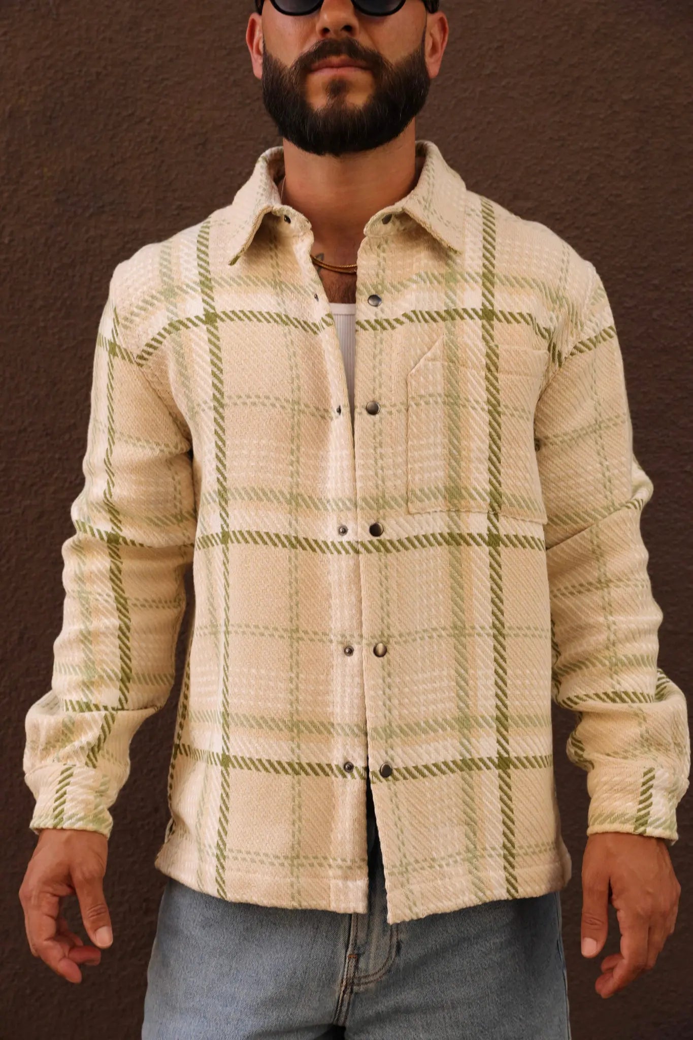 Loom Woven Jacket Bone