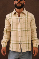 Loom Woven Jacket Bone