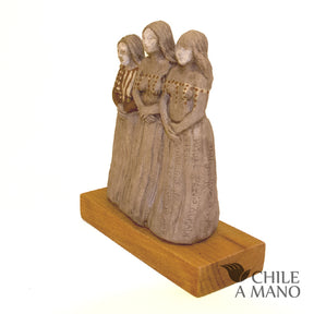 Selk’nam Women Sculpture — Hand-crafted Ceramic Figurine