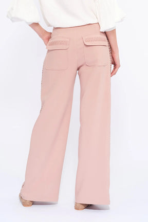 Parker Straight-Leg Trouser | Rose