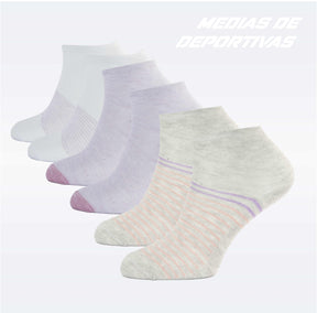 PACK DE 3 MEDIA ZAPATILLA