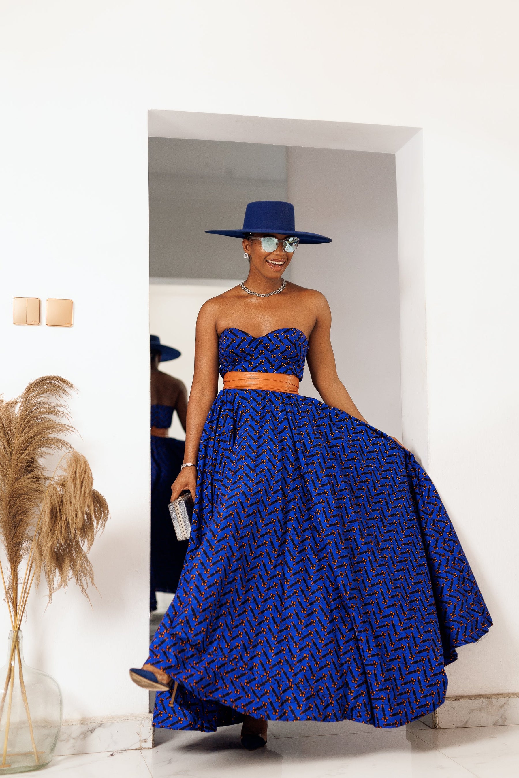 Adiba  Strapless Sweetheart Neckline Dress