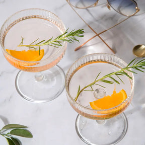 Audrey Cocktail Coupe Glass, 5.5x5.3 Inches (Set of 2)