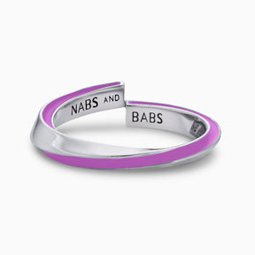 Lilo Color Top Ring - Silver