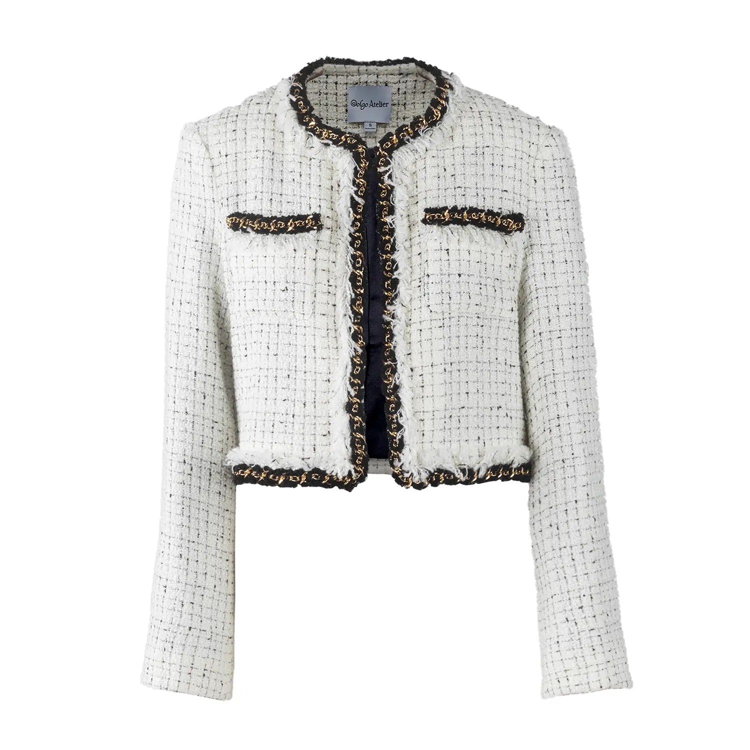 Aret Tweed Bouclé Crop Jacket