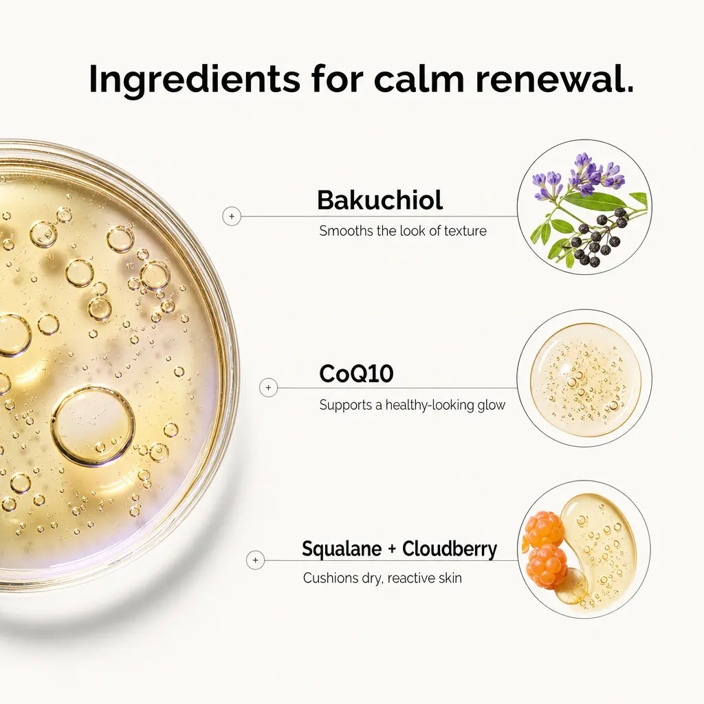 Bakuchiol + CoQ10 Renewal Oil Serum