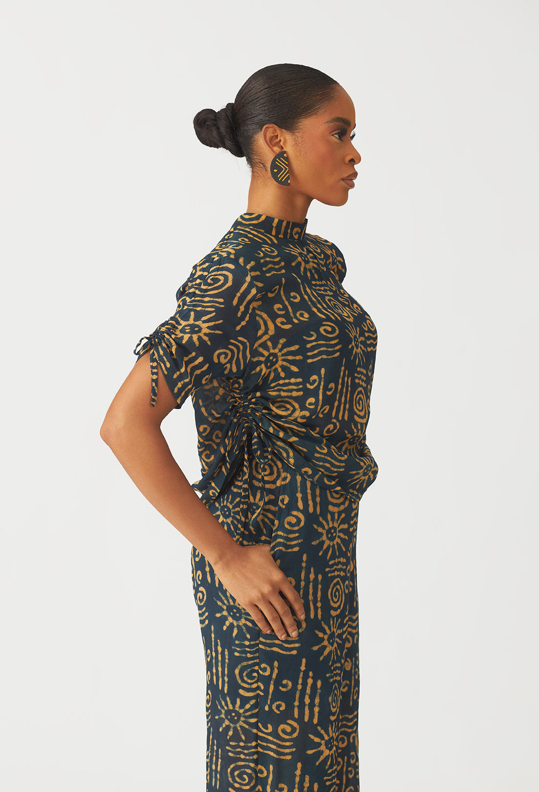 Anyanwu chiffon two-piece