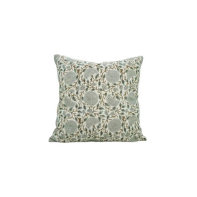 Bohemian Hand Block Print Viscose Linen Pillow Cover - Karwa Chauth
