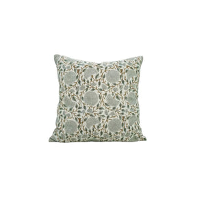 Bohemian Hand Block Print Viscose Linen Pillow Cover - Karwa Chauth