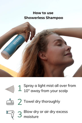 Showerless Shampoo - Dry Shampoo Alternative