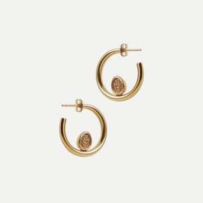 Knot Hoop Earrings