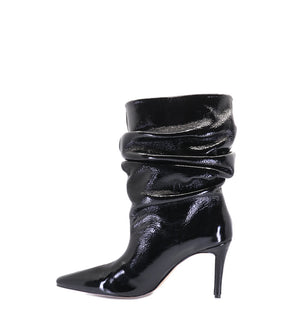 Stylish Black Patent High Heels Fares