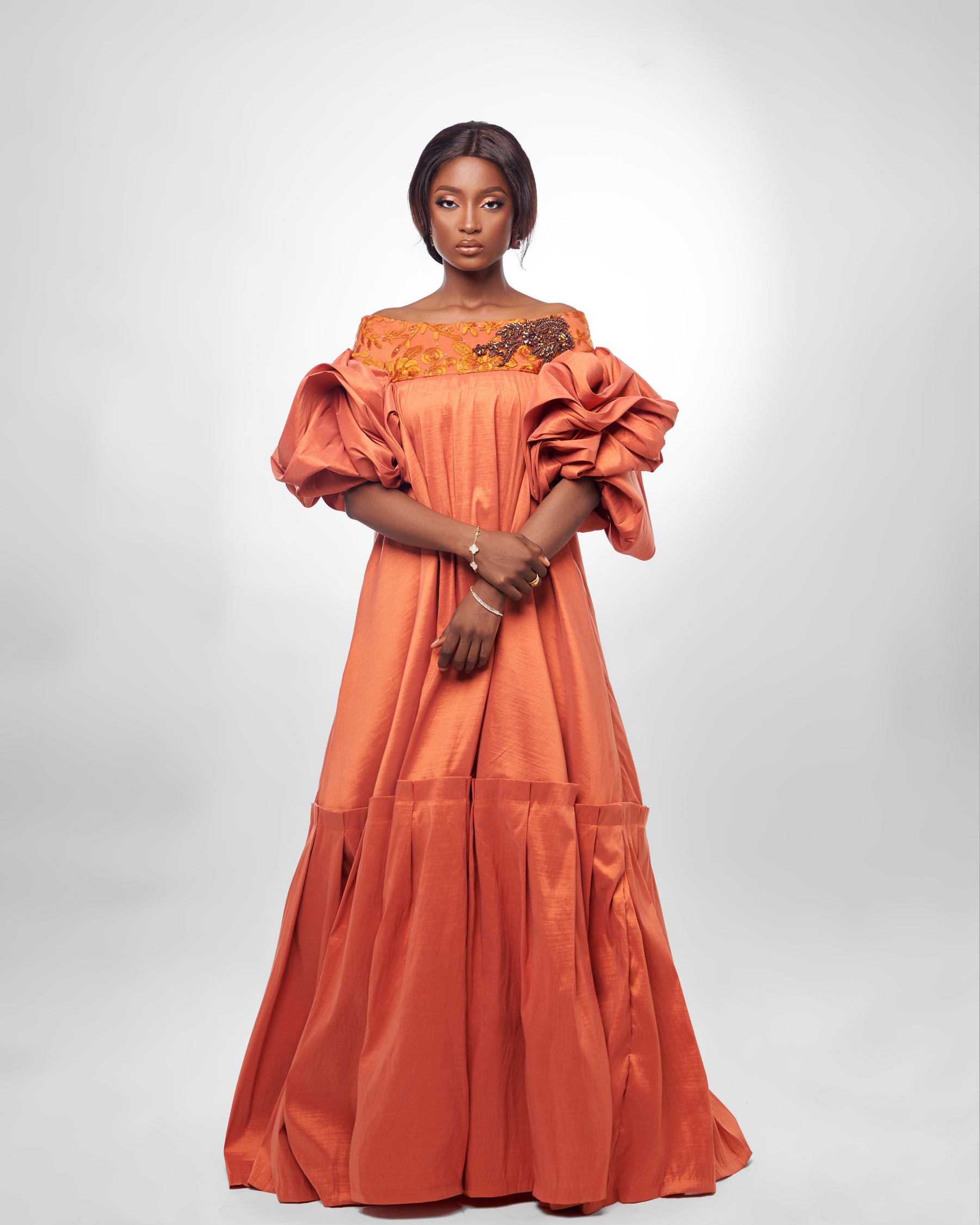 Kaba Couture Dress 2.0 Terracotta