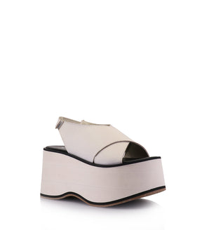 Crossover Eco Leather Platform Sandals Dosha