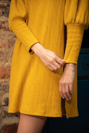Trendy Mustard Dress