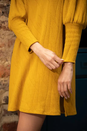 Trendy Mustard Dress