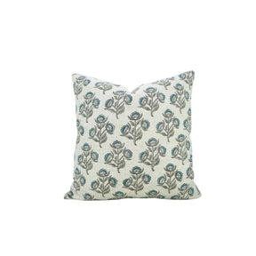 Classic Boho Hand-Made Block Viscose Linen Pillow Cover- Beal Patra