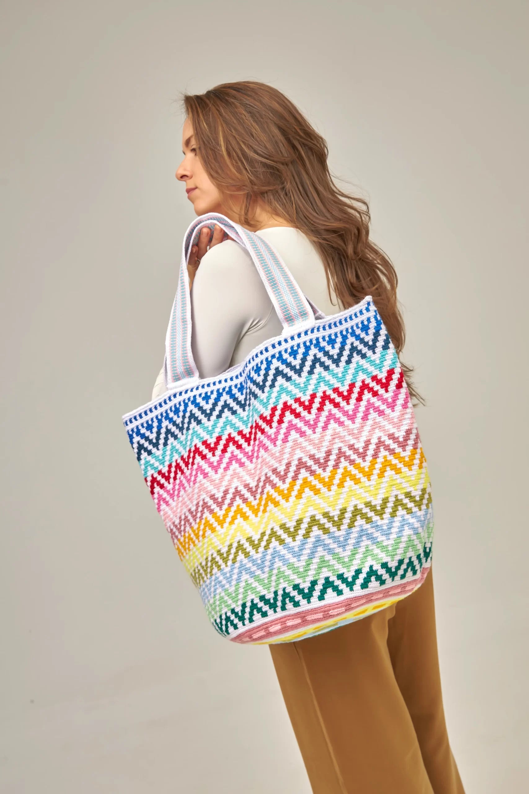 Colorida Wayuu XL Tote Bag