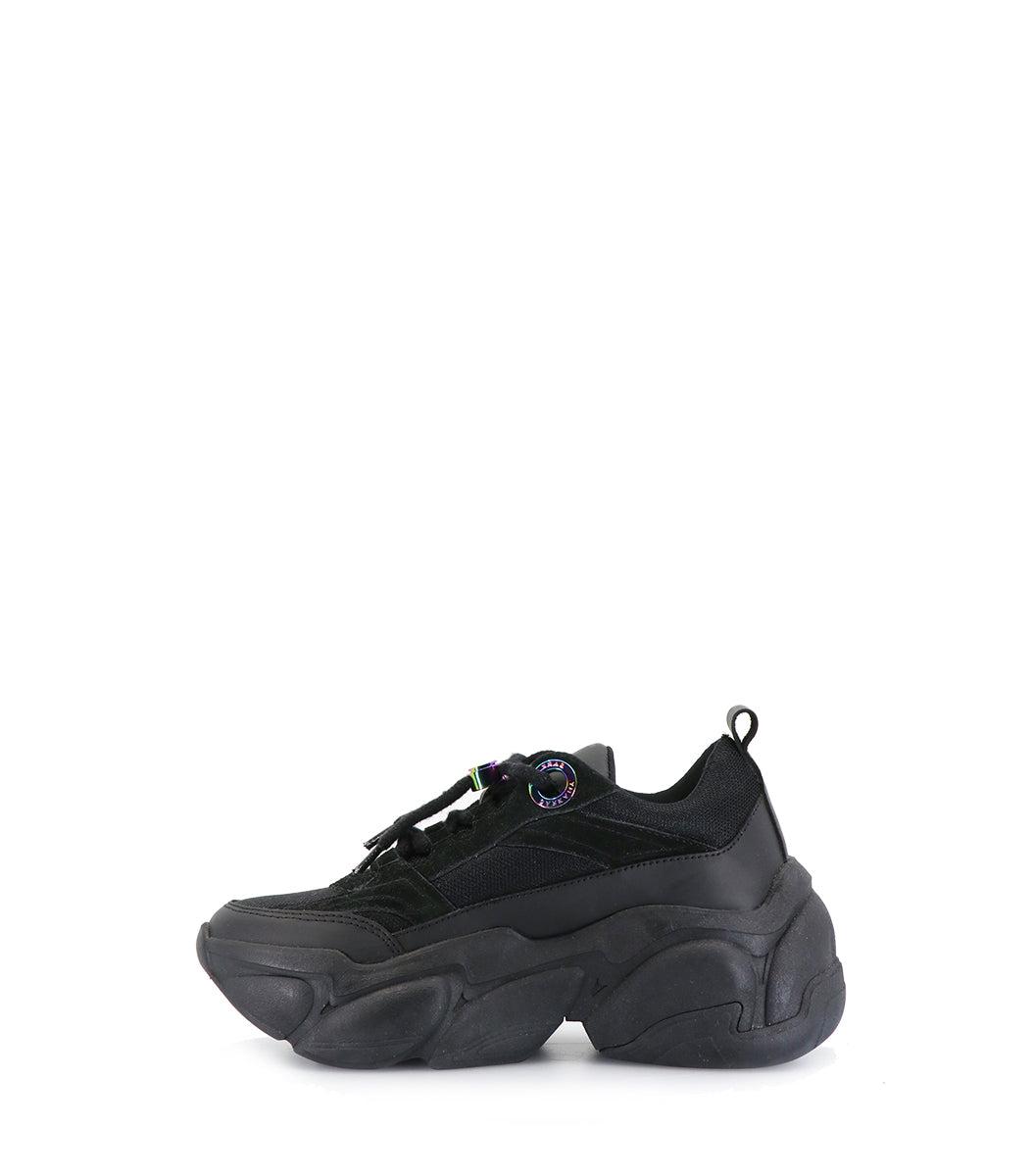 KUGA BLACK PLATFORM SNEAKERS