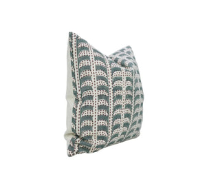 Classic Hand Block Design Viscose Linen Pillow Cover - Garud