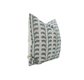 Stylish Block Design Viscose Linen Pillow Cover - Garud