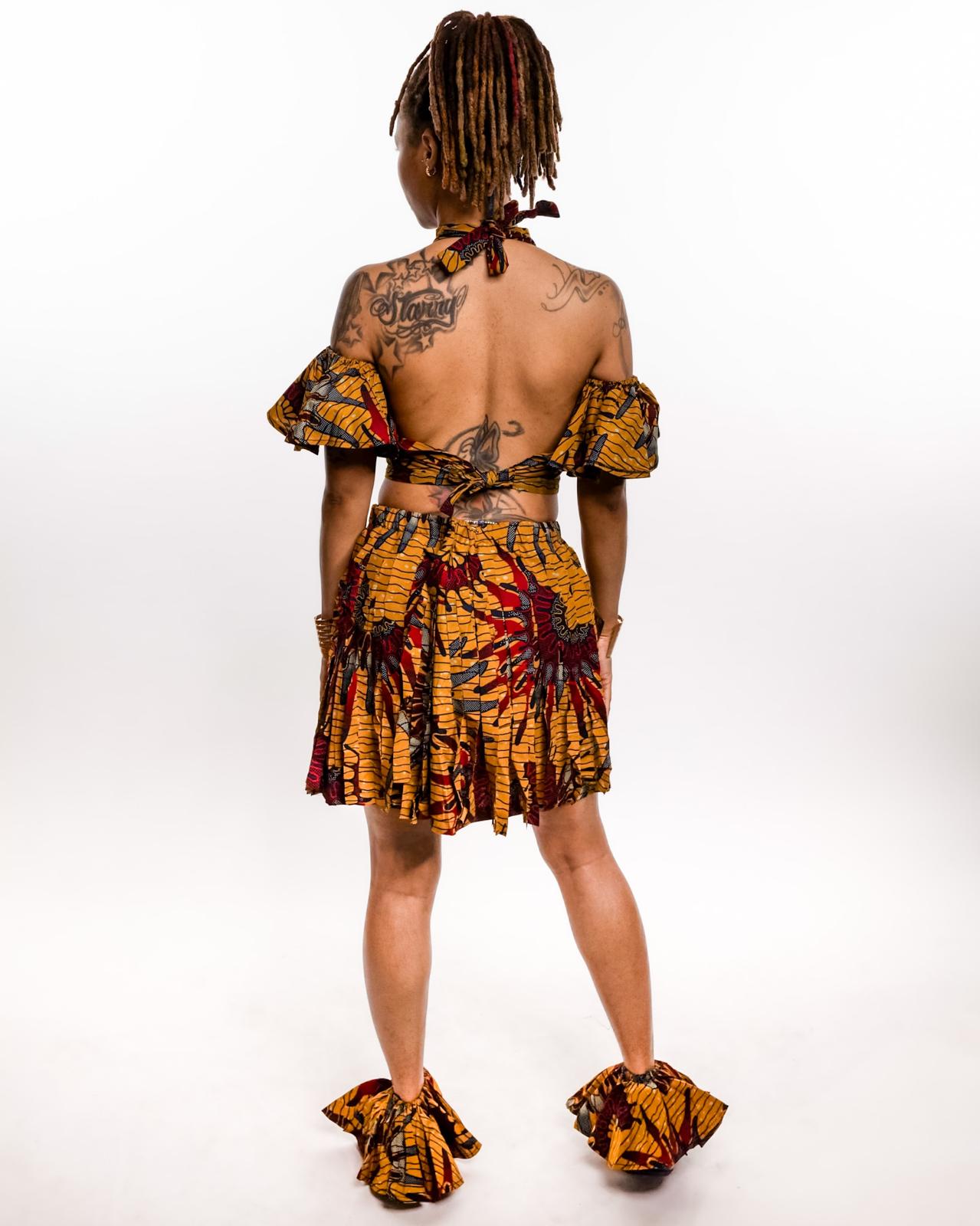 Uto Customisable Ankara Dancing Outfit