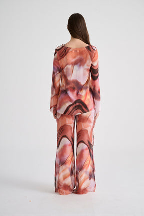 Orilla Bottom Print Rosa