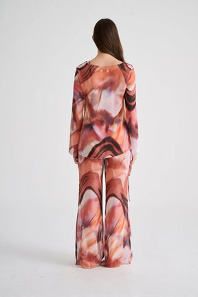Orilla Bottom Print Rosa
