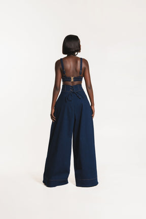 Denim KIARA Wide Leg Pants