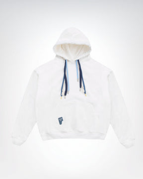 Laces Ivory Hoodie